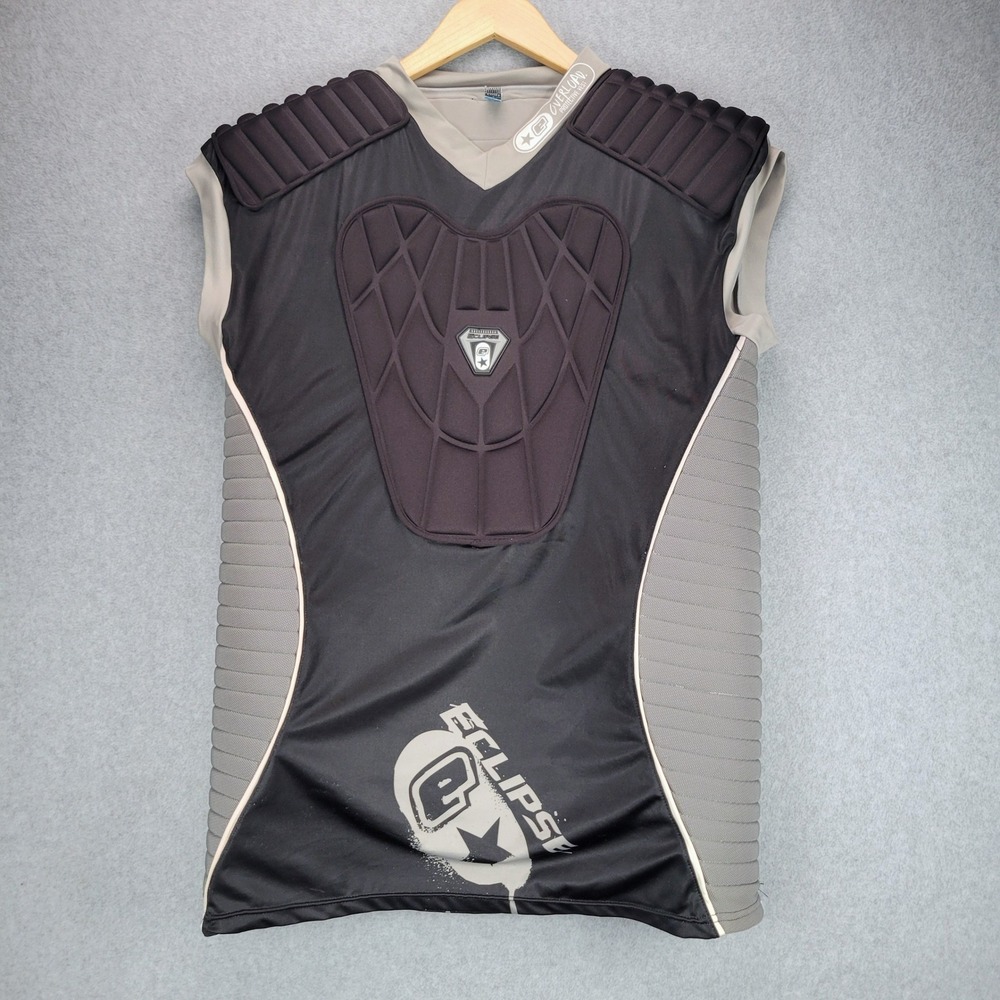 Planet Eclipse Overload Paintball Jersey Men 3XL Black Grey Padded Base Layer